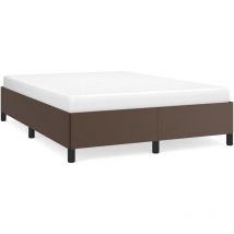 Cadre de lit Marron 140x200 cm Similicuir