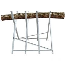 Jeobest - Tréteau de sciage pliable 4 Supports 80×80×84cm Argent