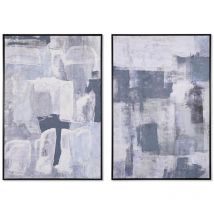 Dkd Home Decor - Tableau 83 x 4,5 x 122,5 cm 83 x 4,5 x 123 cm urban abstract (2 pièces)