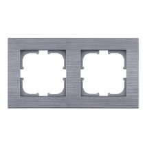 Cadre double acier brossé Exen comfort