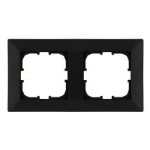 Cadre double noir métallique Exen Odak