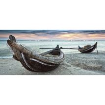 Cadre Peint Brillantinato 52x122 cm – Peinture tableau, peinture ardoise – LUPIA