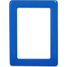 Cadre magnétique autocollant dim. 13x8,1cm - bleu