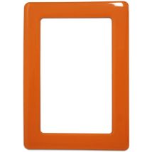 Cadre magnétique autocollant dim. 13x8,1cm - orange