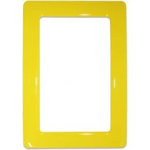 Cadre magnétique autocollant, taille 13,0x8,1cm - jaune