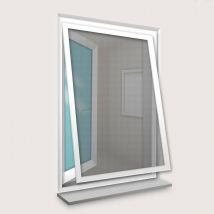 Cadre Moustiquaire pour Fenêtre 100x120 cm Blanc