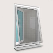 Cadre Moustiquaire pour Fenêtre 120x150 cm Gris