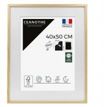 Ceanothe - Cadre photo 40x50 cm chêne Alba avec passe-partout 30x40 cm