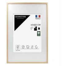 Cadre photo 40x60 cm chêne Alba avec passe-partout 30x40 cm