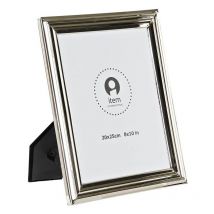Traditional Dkd Home Decor cadre photo en métal argenté 25 x 2 x 30 cm