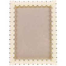 Cadre photo en perles, cadre photo de mariage, cadre photo de table, cadre d'affichage photo
