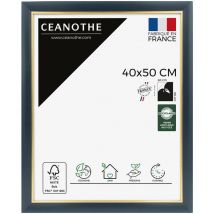 Cadre Photo Bleu et Dorée 40x50 cm et 50x40 cm - Convient au A3 – Cadre pour photo 40x50 cm - Cadre Photo Hades 40x50 cm Recyclable - Fabriqué en