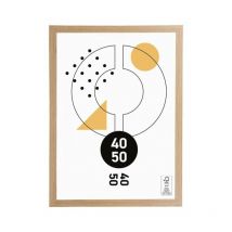 Cadre photo Mdf bois naturel 40x50cm