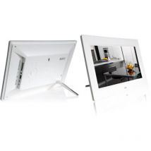 Tuserxln - Cadre photo numérique7.5 pouces avec fhd 768 x 1024 ips grand écran, calendrier, réveil, cadre photo numérique, lecteur photo, vidéo,