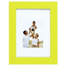 Imagine - Cadre Photo Bois 18x24 cm - Couleur Bois Vert - Bois reconstitué - Cadre pour photo 18x24 cm - Baguettes larges et plates - Marque