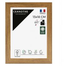 Ceanothe - Cadre Photo Marron 13x18 cm et 18x13 cm - Convient au A6 et Carte Postale – Fabriqué en France - Cadre Precious Marron 13x18 cm - Cadre