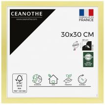 Ceanothe - Cadre Photo Doré 30X30 cm et 30X30 cm - Convient au A4 – Fabriqué en France - Cadre Precious Doré 30X30 cm - Cadre photo en Résine