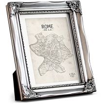 Casa Chic - Cadre photo - regent by Blumfeldt - 17 x 12 cm - verre rococo - argent