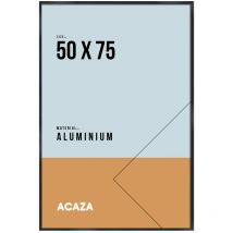 Cadre photo - solid aluminium - 50 x 75 cm - noir