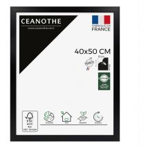 Ceanothe - Cadre Photo Noir 40x50 cm et 50x40 cm - Convient au A3 – Cadre pour Photo 40x50 cm, Affiche ou Poster - Cadre Photo Eternel Noir 40x50 cm