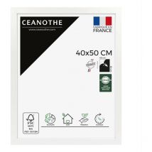 Ceanothe - Cadre Photo Blanc 40x50 cm et 50x40 cm - Convient au A3 – Cadre pour Photo 40x50 cm, Affiche ou Poster - Cadre Photo Eternel Blanc 40x50