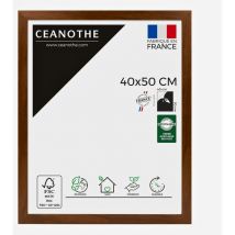 Ceanothe - Cadre Photo Marron 40x50 cm et 50x40 cm - Convient au A3 – Cadre pour Photo 40x50 cm, Affiche ou Poster - Cadre Photo Eternel Marron 40x50