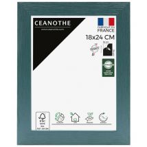 Cadre Photo Vert 18x24 cm et 24x18 cm - Cadre Photo Bois fsc - Convient au Format A5 – Fabriqué en France – Cadre Photo Tutti Frutti Vert - Verre