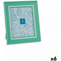 Cadre photo en plastique vert (6 pièces) (2 x 33 x 28 cm)