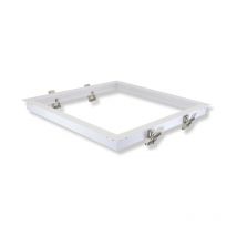 Miidex Lighting - Cadre Placo encastrable pour dalle led blanc - 300-x-300-mm