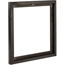 Cadre porte disque vinyle noir - accrocher vos pochettes de vinyle au mur.