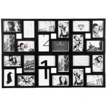 Cadre pour 24 photos - galerie photo, couleur noir