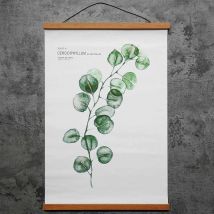 Cadre pour poster magnétique A4 - En bois - Pour impression d'art, chambre, salon et bureau Largeur : 40 cm Fei Yu