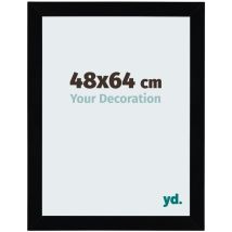 Cadre Puzzle 48x64 Cm - Noir Brillant - Mdf - Mura.