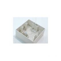 Cadre saillie 1 poste blanc pur 88.5x88.5x40mm pour pose saillie d(appareillage Niloé Legrand 664798