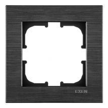 Cadre simple noir brossé Exen comfort