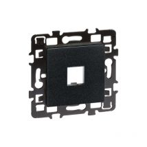 Cadre support RJ45 ( sans noyau) - esprit Couleur Anthracite