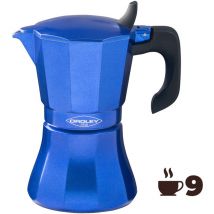 Machine à café en aluminium de 9 tasses Petra Oroley - Bleu - Aluminium - Dimension: 9 tazas