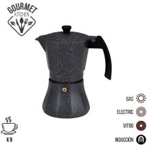 Cafetière En Aluminium 9 Tasses Pour Induction. EDM