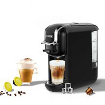 Hibrew - Cafetière à capsules 5-in-1 H2B (Noir) Réservoir d'eau amovible Ligne graduée Système d'extraction double Un must pour les amateurs de café