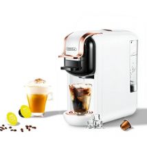 Hibrew - Cafetière à capsules 5-in-1 H2B (blanc) Réservoir d'eau amovible Ligne graduée Système d'extraction double Un must pour les amateurs de café