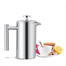 Cafetiere a double paroi en acier inoxydable 350 ml - Jeffergarden