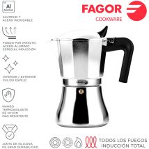 E3/78620 Cafetera Cupy 6 Tazas Aluminio 3004 Fagor