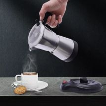 Senderpick - Cafetière électrique 300ml Cafetière Espresso 6 tasses Italia Moka 480W