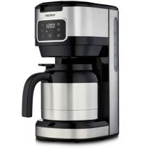 Medion - Cafetiere Filtre Digitale Isotherme 900W - 1,2L - Silver