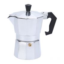 Cafetière Italienne (150 ml) I 3 Tasses I Machine a Cafe Italienne GRANDE I Cafetière en Aluminium pour Préparation d'Espresso Italien I Convient à