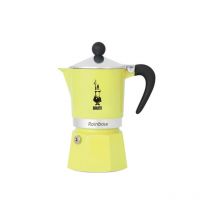 Cafetière italienne 6 tasses jaune pastel - rainbow Bialetti 1229608