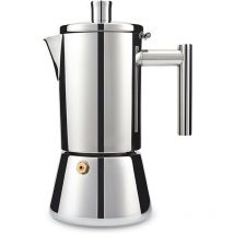 Gnc Home - cafetiere italienne en acier inoxydable pour cuisinieres a induction en ceramique electriques et a gaz 12 tasses 520 ml offre exclusive