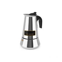 Suinga - Cafetière italienne Orbegozo en acier inoxydable. Capacité 6 tasses