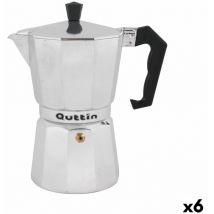 Quttin - Cafetière italienne 6 tasses (6 pièces)