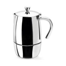 Lacor - Cafetière Express Luxe en acier inoxydable - 6 tasses